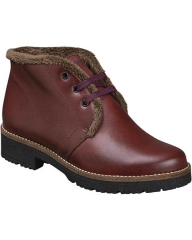 BOTINS RASOS PITILLOS 10777 BORDÔ ROJO