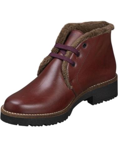 BOTINS RASOS PITILLOS 10777 BORDÔ ROJO