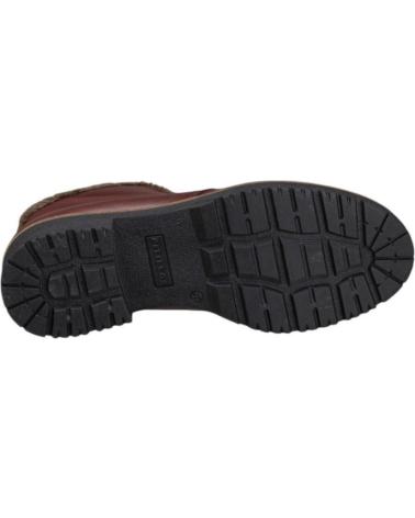 BOTINS RASOS PITILLOS 10777 BORDÔ ROJO
