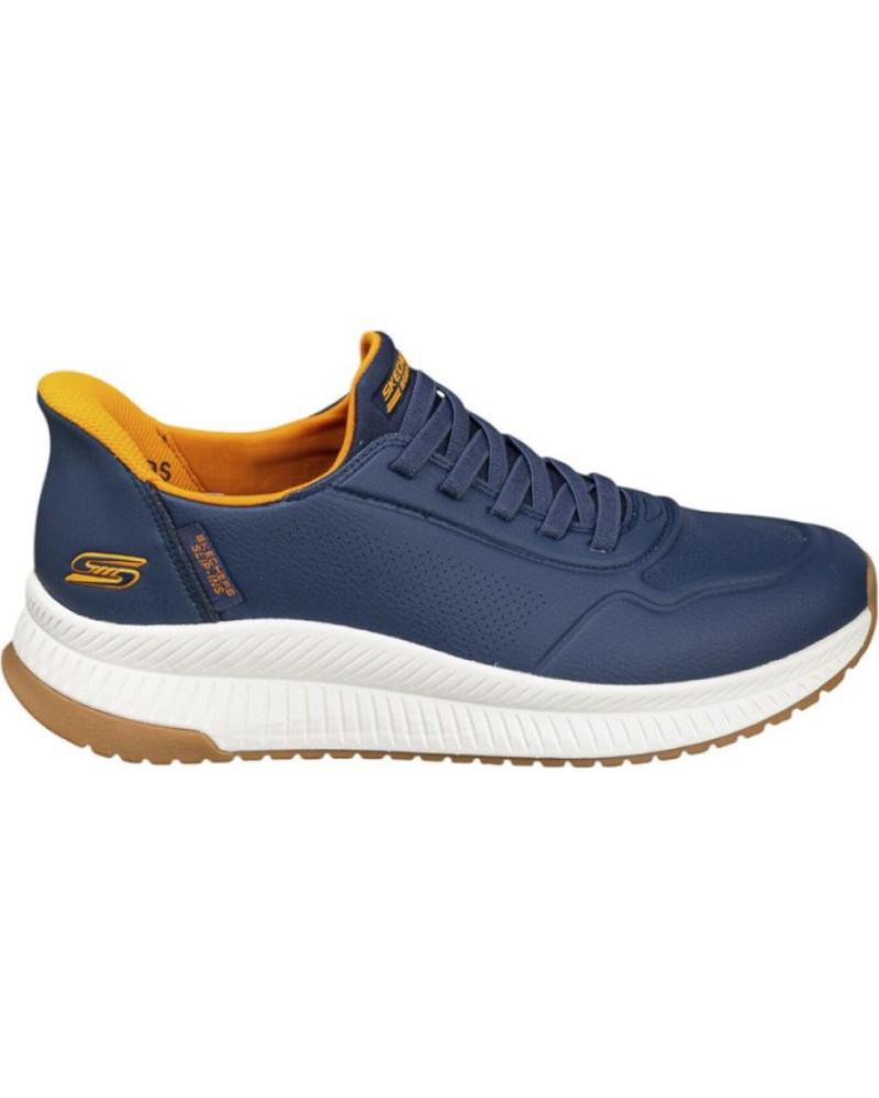 SKECHERS SLIP-INS BOBS SQUAD AZUL MARINHO AZUL
