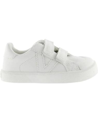 VICTORIA SCARPE BAREFOOT 1356100 BIANCHE CON DOPPIO VELCRO BLANCO