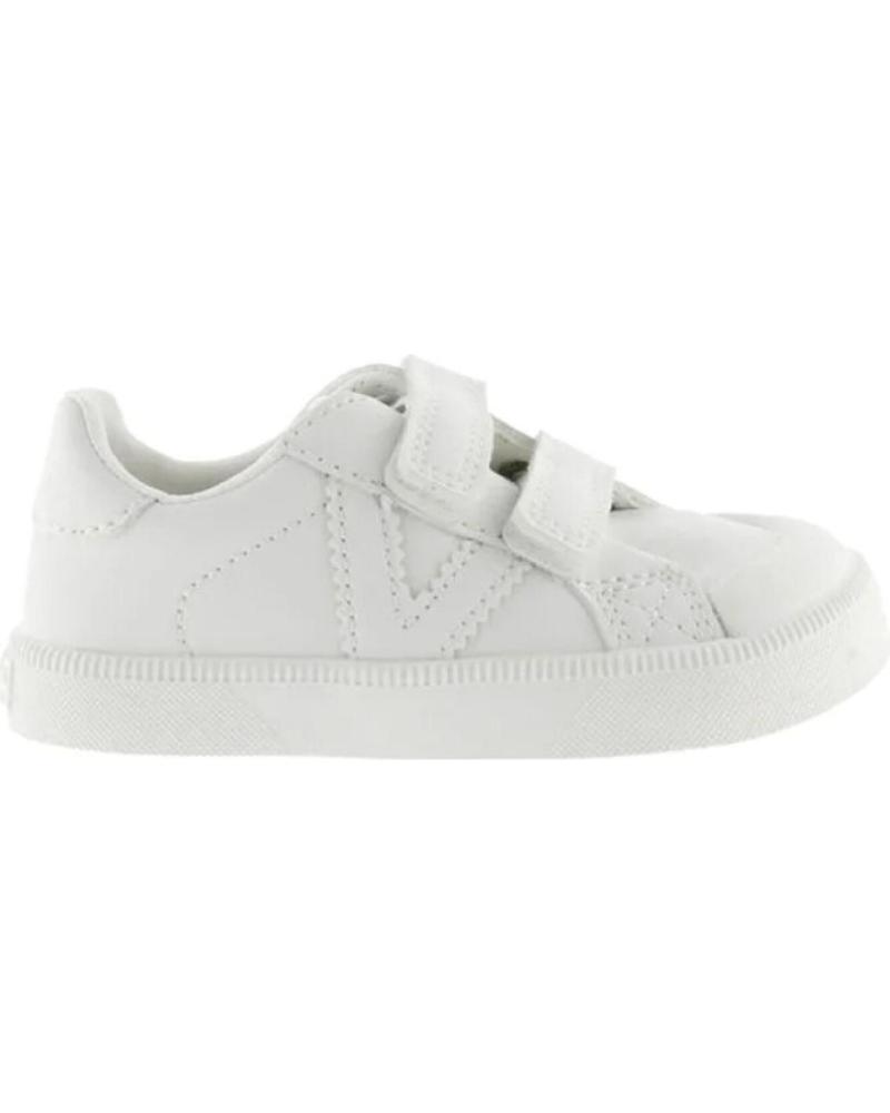 VICTORIA SCARPE BAREFOOT 1356100 BIANCHE CON DOPPIO VELCRO BLANCO
