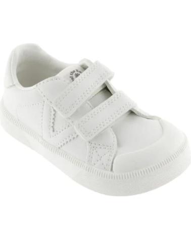 VICTORIA SCARPE BAREFOOT 1356100 BIANCHE CON DOPPIO VELCRO BLANCO