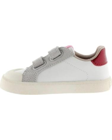 VICTORIA SAPATILHAS BAREFOOT 1356101 PRATA COM VELCRO PLATEADO