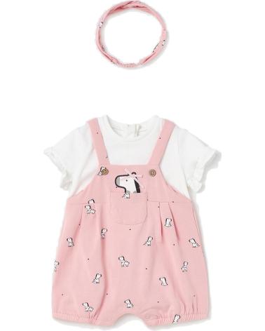 MAYORAL CONJUNTOS DE ROPA PARA BEBES NINA 1602 ROSA
