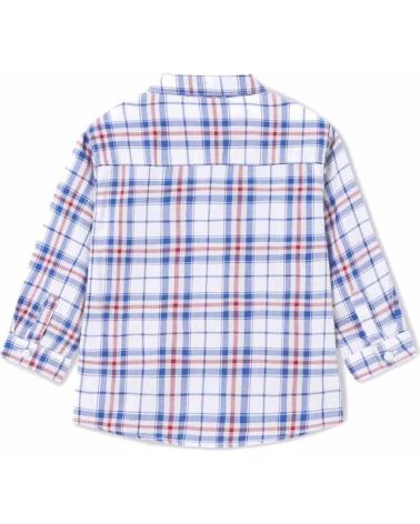 CAMISA MAYORAL INFANTIL CUADROS AZUL MODELO 2178 AZUL