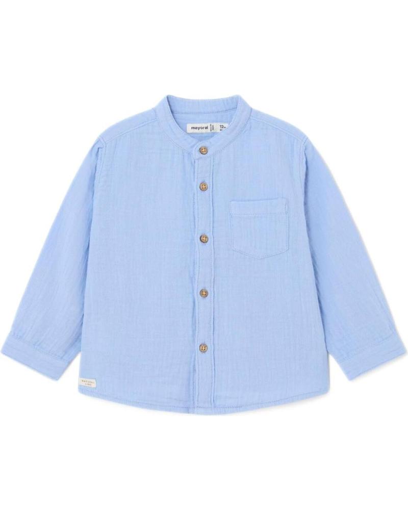 MAYORAL CAMISA CUELLO MAO NIÑO 1114 AZUL AZUL