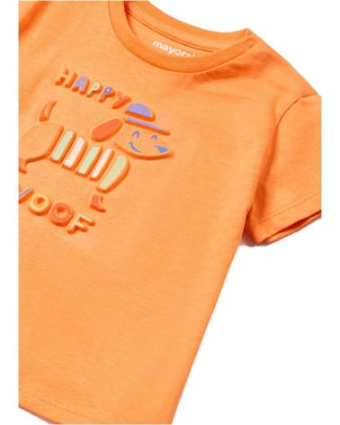 MAYORAL CAMISETAS POLOS Y CAMISAS PARA NINO 1030 CAMISETA M-C EMBOSS NARANJA