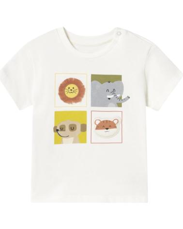 CAMISETA MAYORAL MANGA CORTA BEIGE CON ESTAMPADO MODELO 1056 BEIGE