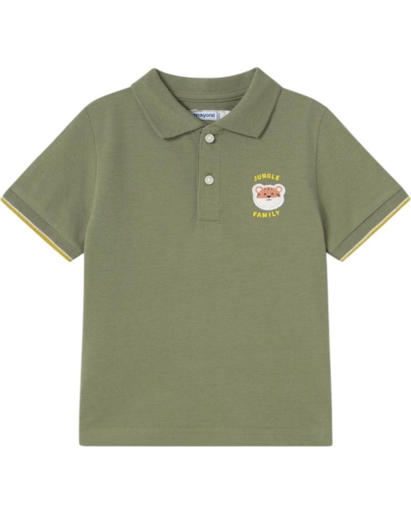 MAYORAL POLO ALGODÓN NIÑO VERDE - MODELO 1108 VERDE