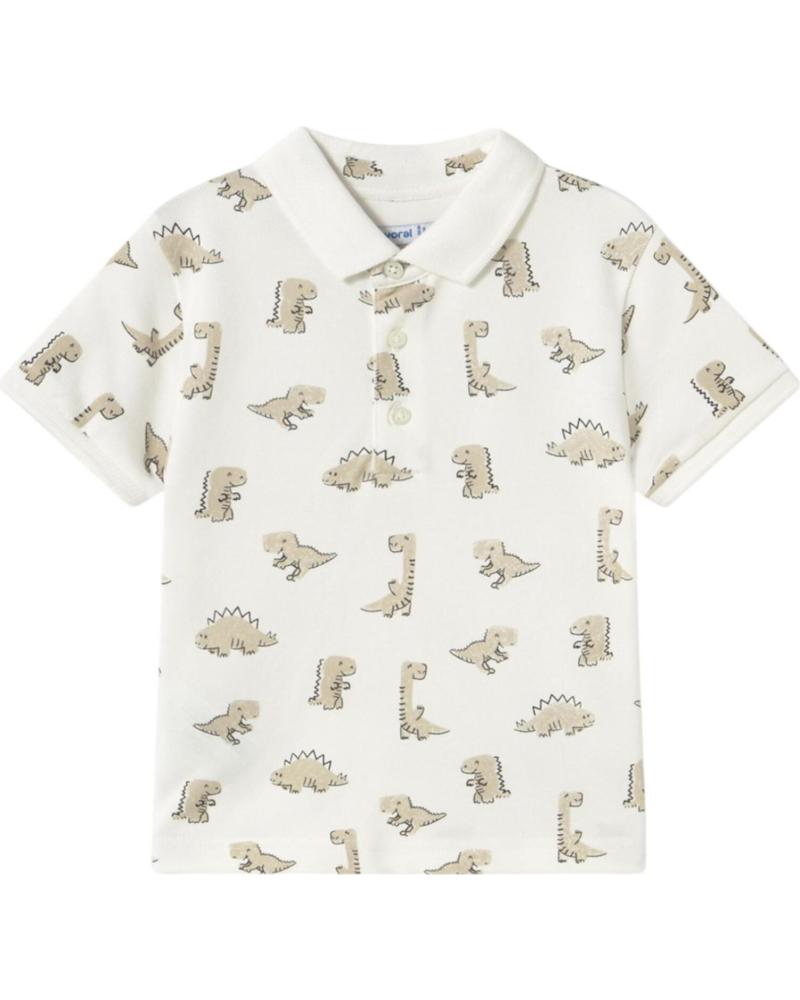 MAYORAL POLO ESTAMPADO NIÑO BEIGE - MODELO 1109 BEIGE