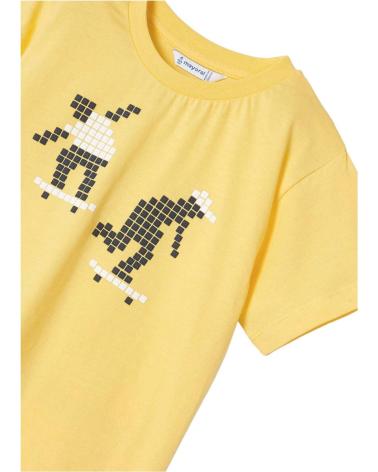 CAMISETA MAYORAL 3013 AMARILLA CON ESTAMPADO SKATERS PARA NIÑO AMARILLO