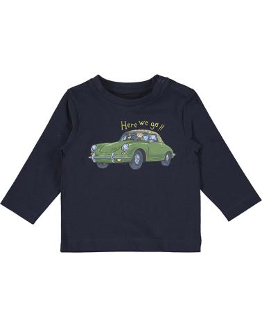 CAMISETA MAYORAL 2067 DE MANGA LARGA AZUL MARINO CON ESTAMPADO COCHE PARA NIÑO AZUL