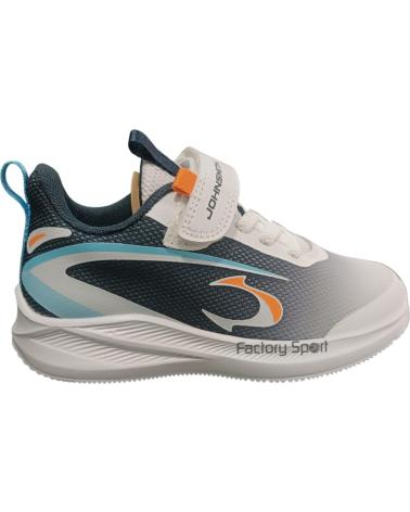 JOHN SMITH ZAPATILLAS RUNNING NIÑO RIBUN VELCRO MARINO-BLANCO-NARANJA 004 VARIOS COLORES