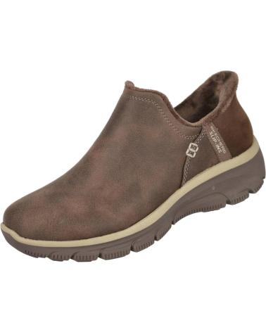 SKECHERS SLIP-INS RELAXED FIT EASY GOING 167872 MODERN HOUR CHOCOLATE MOKASSINS CHOCOLATE