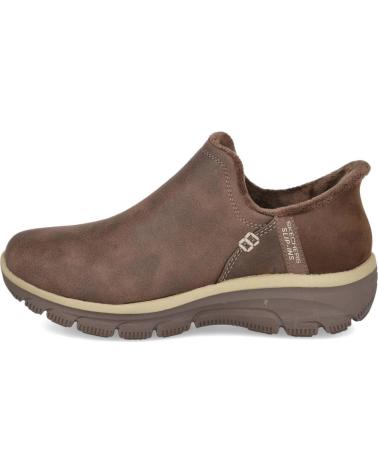 SKECHERS SLIP-INS RELAXED FIT EASY GOING 167872 MODERN HOUR CHOCOLATE MOKASSINS CHOCOLATE
