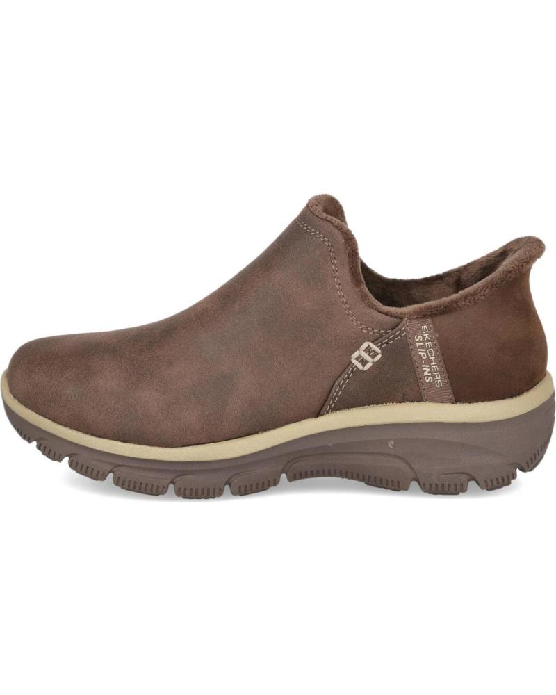 SKECHERS SLIP-INS RELAXED FIT EASY GOING 167872 MODERN HOUR CHOCOLATE MOKASSINS CHOCOLATE