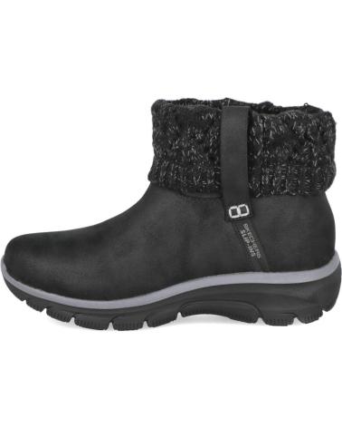 SKECHERS SLIP-INS RELAXED FIT EASY GOING 168033 COZY WEATHER 2 SCHWARZ STIEFELETTEN NEGRO