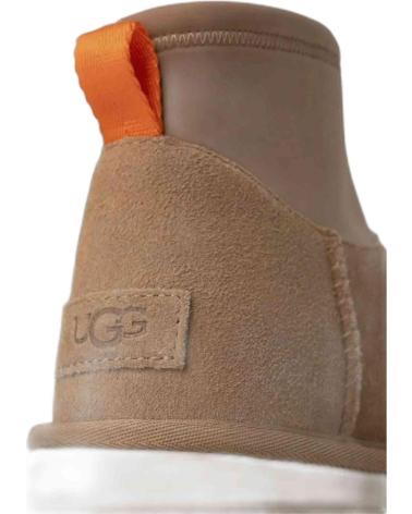 UGG CLASSIC MINI DIPPER CHESTNUT LEDER STIEFELETTE FÜR DAMEN CUERO