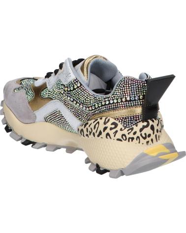 EXE 134-115 LEDER WEISS GOLD SNEAKER LEATHER WHITE GOLD