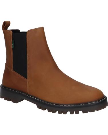 KICKERS KICK DECKFIT STIEFELETTEN CUIR PULL UP CRASY CAMEL 911283-50 114 CAMEL