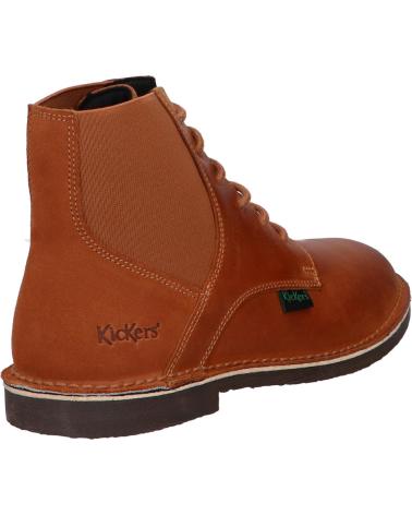 KICKERS STIEFELETTEN KICK LITI CUIR UPCAR 114 CAMEL 975430-50 114 CAMEL