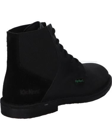 KICKERS STIEFELETTEN KICK LITI CUIR UPCAR 8 SCHWARZ 975430-50 8 NOIR