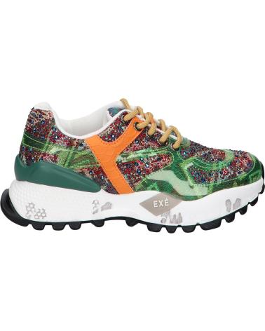 SNEAKERS EXE D190608-24 STRASS VERDE ARANCIONE STRASS GREEN ORANGE
