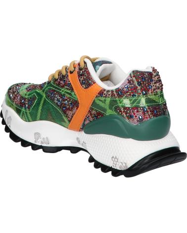 SNEAKERS EXE D190608-24 STRASS VERDE ARANCIONE STRASS GREEN ORANGE