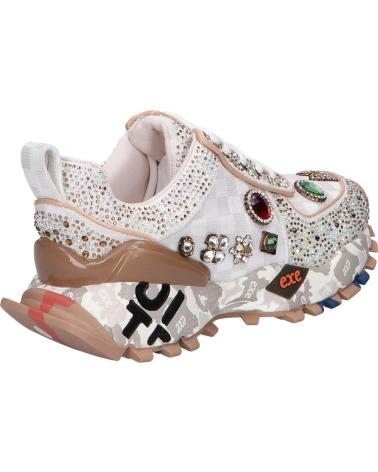 TÊNIS EXE SY24-6 LEATHER BEGE LEATHER BEIGE