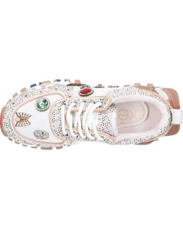 TÊNIS EXE SY24-6 LEATHER BEGE LEATHER BEIGE