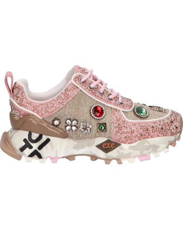 SNEAKERS EXE SY24-6 LEATHER TAUPE PINK LEATHER TAUPE PINK