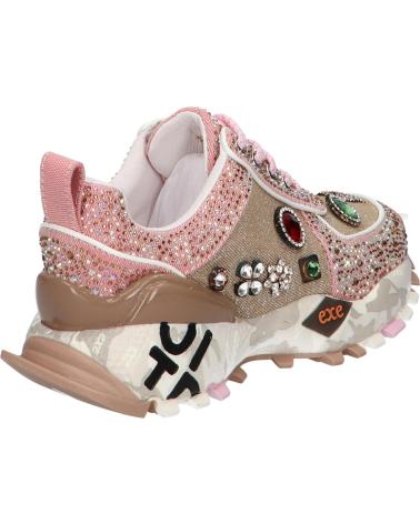 SNEAKERS EXE SY24-6 LEATHER TAUPE PINK LEATHER TAUPE PINK