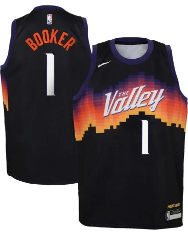 MAGLIA NIKE DEVIN BOOKER PHOENIX SUNS CITY EDITION SWINGMAN JUNIOR