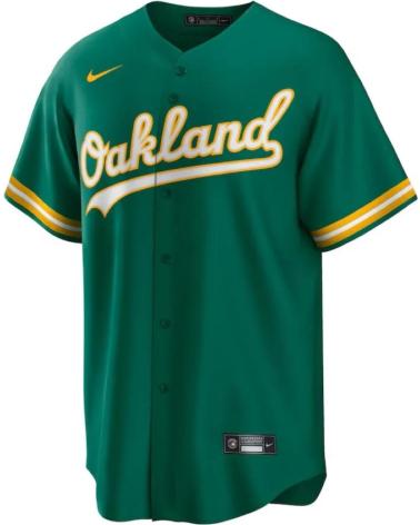 MAGLIA BASEBALL NIKE OAKLAND ATHLETICS ALTERNATE MLB 1