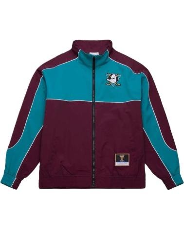 MITCHELL & NESS ANAHEIM DUCKS MESH FULL ZIP JACKE 1