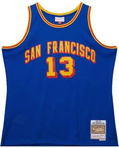 MITCHELL & NESS MAGLIA RETRO SWINGMAN WILT CHAMBERLAIN WARRIORS 1963-64 1