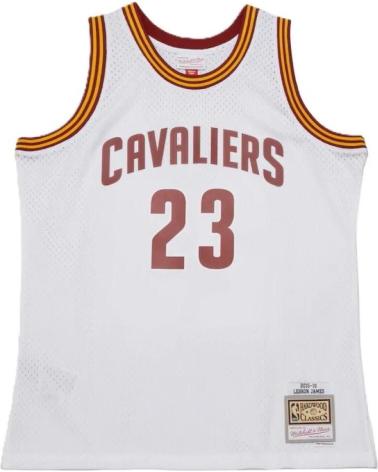 MITCHELL & NESS MAGLIA RETRO SWINGMAN LEBRON JAMES CLEVELAND CAVALIERS BIANCA 2006 1