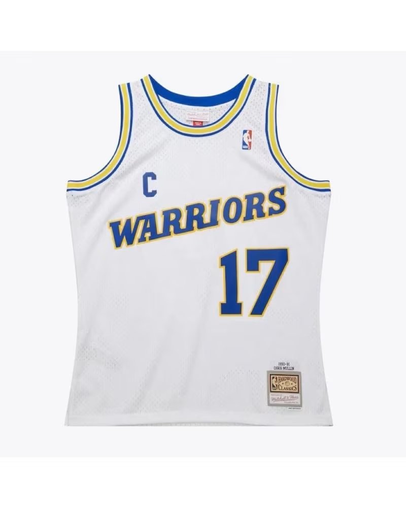 MITCHELL & NESS MAGLIA NBA GOLDEN STATE WARRIORS CHRIS MULLIN #17 HARDWOOD CLASSICS 1