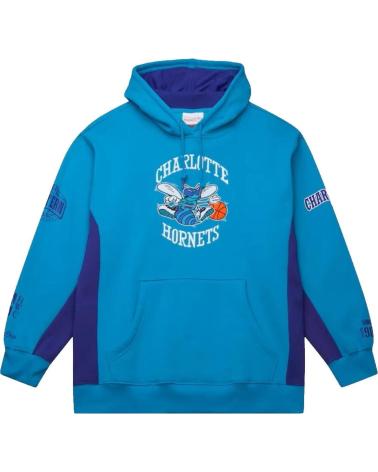 MITCHELL & NESS NBA CHARLOTTE HORNETS TEAM ORIGINS VINTAGE LOGO SWEATSHIRT 1