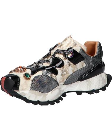 SNEAKERS CASUAL EXE XY-005 LEATHER GOLD LEATHER GOLD