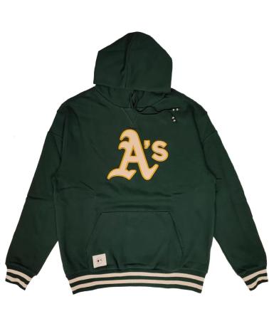 NEW ERA OAKLAND ATHLETICS MLB RIB INFILL OVERSIZED HOODIE 1