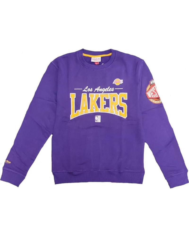 SWEAT-SHIRT MITCHELL & NESS LOS ANGELES LAKERS NBA 'THERE AND BACK' VIOLET 1