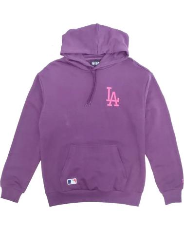 FELPA CON CAPPUCCIO OVERSIZED NEW ERA LA DODGERS LEAGUE ESSENTIAL VIOLA 1