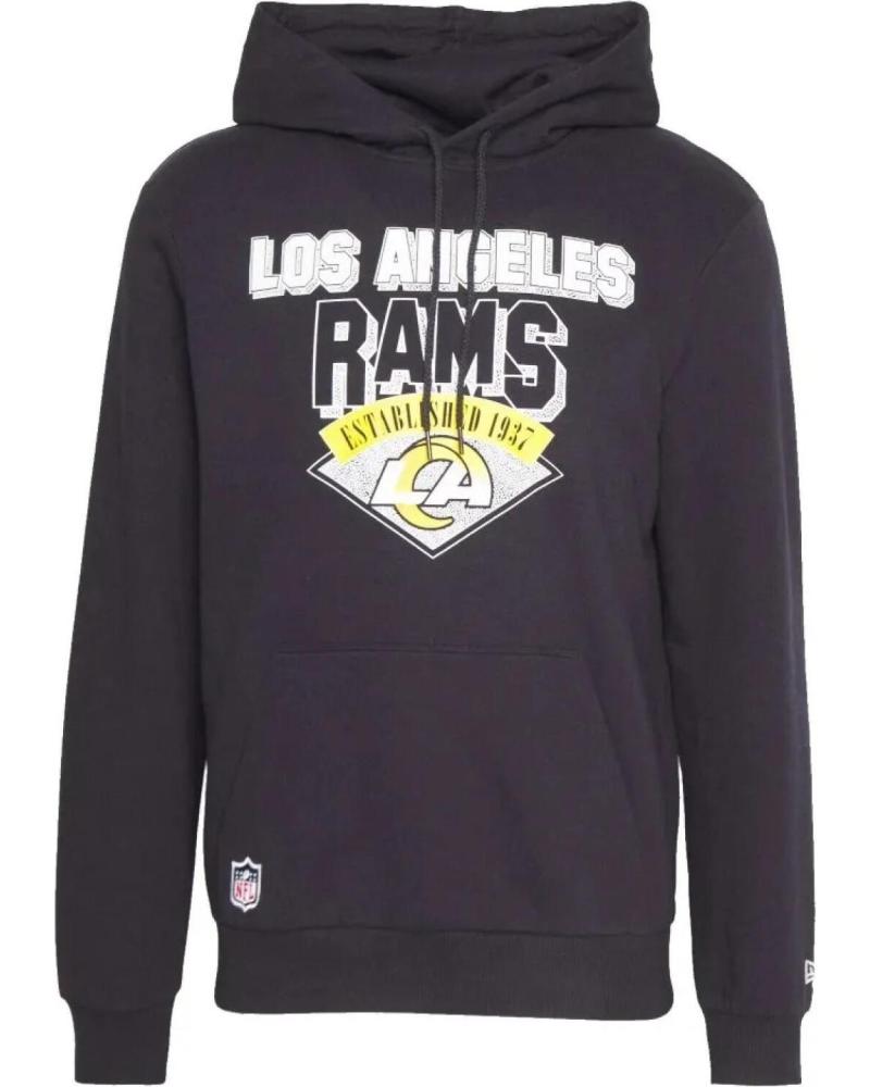 NEW ERA LOS ANGELES RAMS NFL TEAM GRAPHIC HOODIE BLACK 1