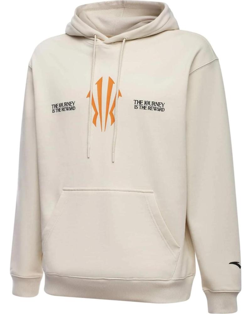 ANTA FELPA CON CAPPUCCIO KAI HOODIE THE JOURNEY - BIANCA 1