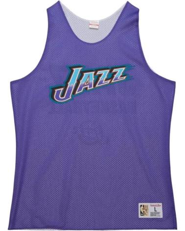 MITCHELL & NESS CANOTTA REVERSIBILE UTAH JAZZ NBA MESH TANK LOGO VINTAGE 1