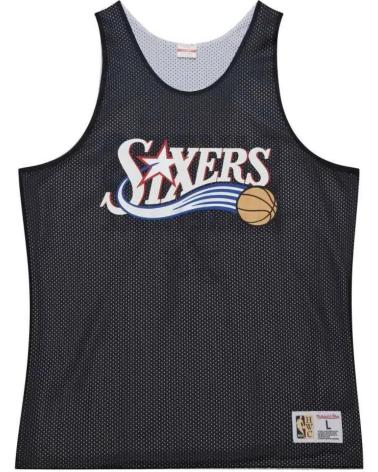 MITCHELL & NESS CANOTTA REVERSIBILE PHILADELPHIA 76ERS NBA MESH TANK VINTAGE 1