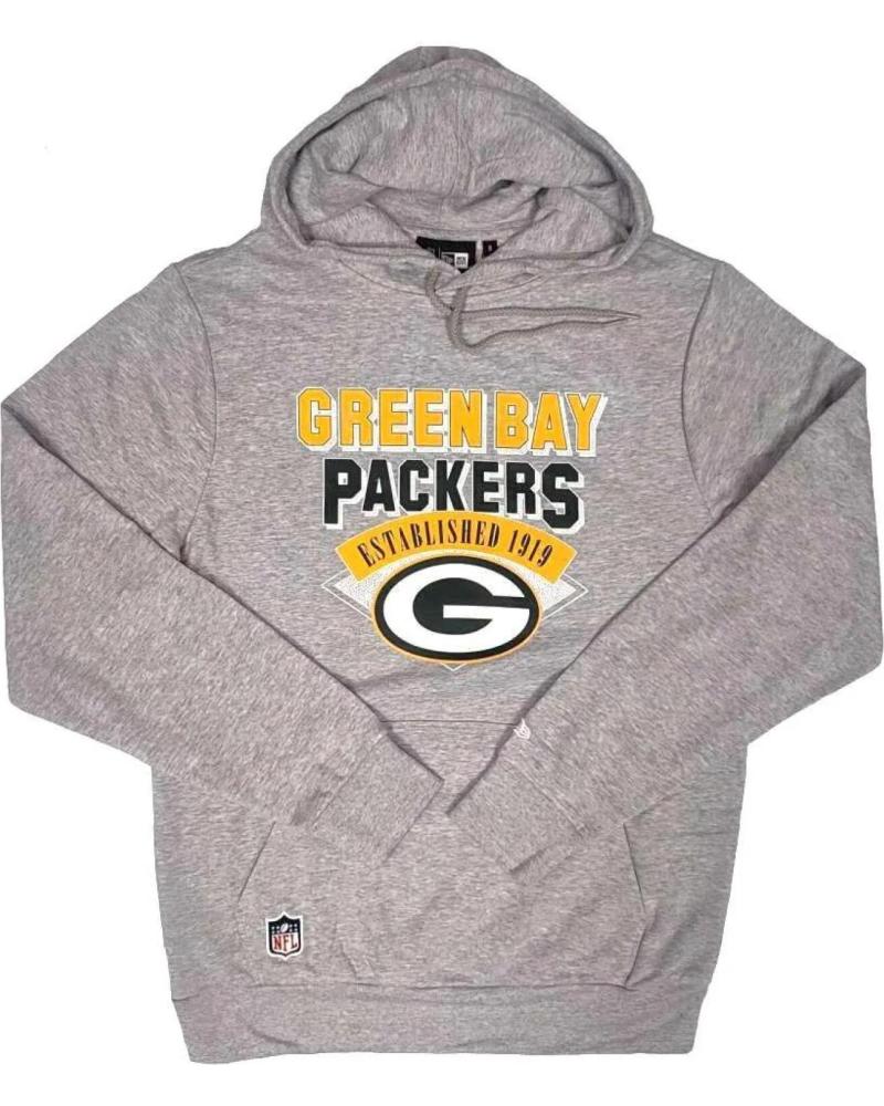 NEW ERA SUDADERA GREEN BAY PACKERS NFL TEAM GRAPHIC EN GRIS DE 1