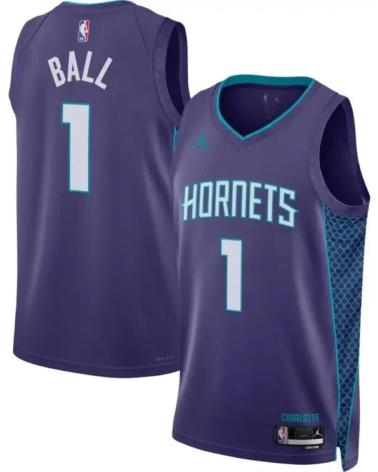 MAILLOT JORDAN LAMELO BALL CHARLOTTE HORNETS STATEMENT EDITION